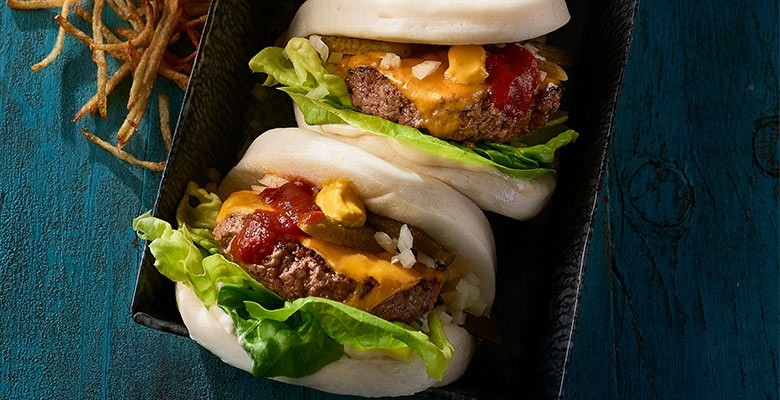 Cheese Burger Bao Cheese Burger Bao