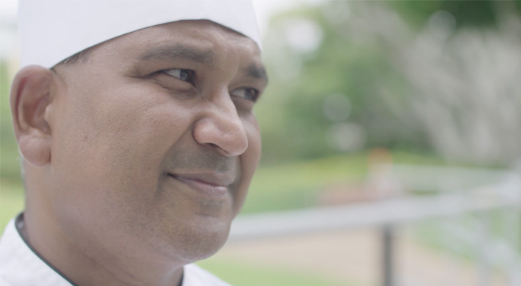 Ved Prasad, Head Chef, Mark Moran Little Bay