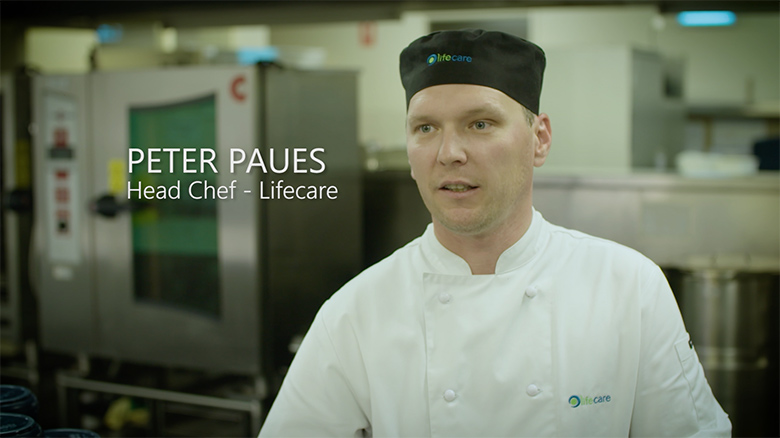 Peter Paues, Head Chef at Life Care