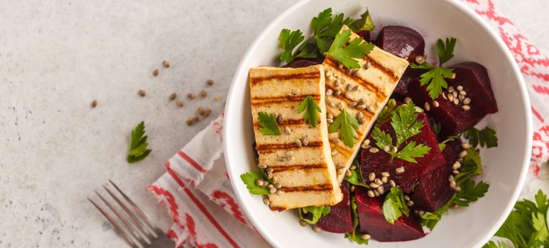 Tofu dish Tofu dish